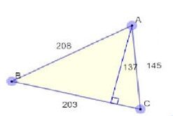 تمثل كل مجموعة من الأعداد التالية أطوال أضلاع مثلث، حدد المجموعة التي لا تنتمي للمجموعات الأخرى