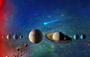 كوكب ما يدور حوله قمران نصف قطر مدار القمر الأول وزمنه الدوري ونصف قطر مدار القمر الثاني فيكون زمنه الدوري هو